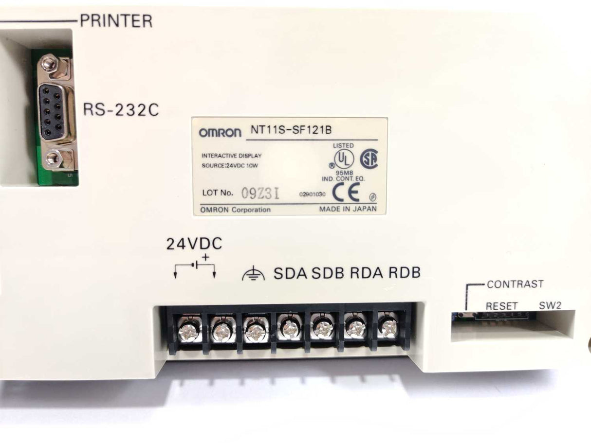 OMRON NT11S-SF121B Interactive display 24 VDC 10 W