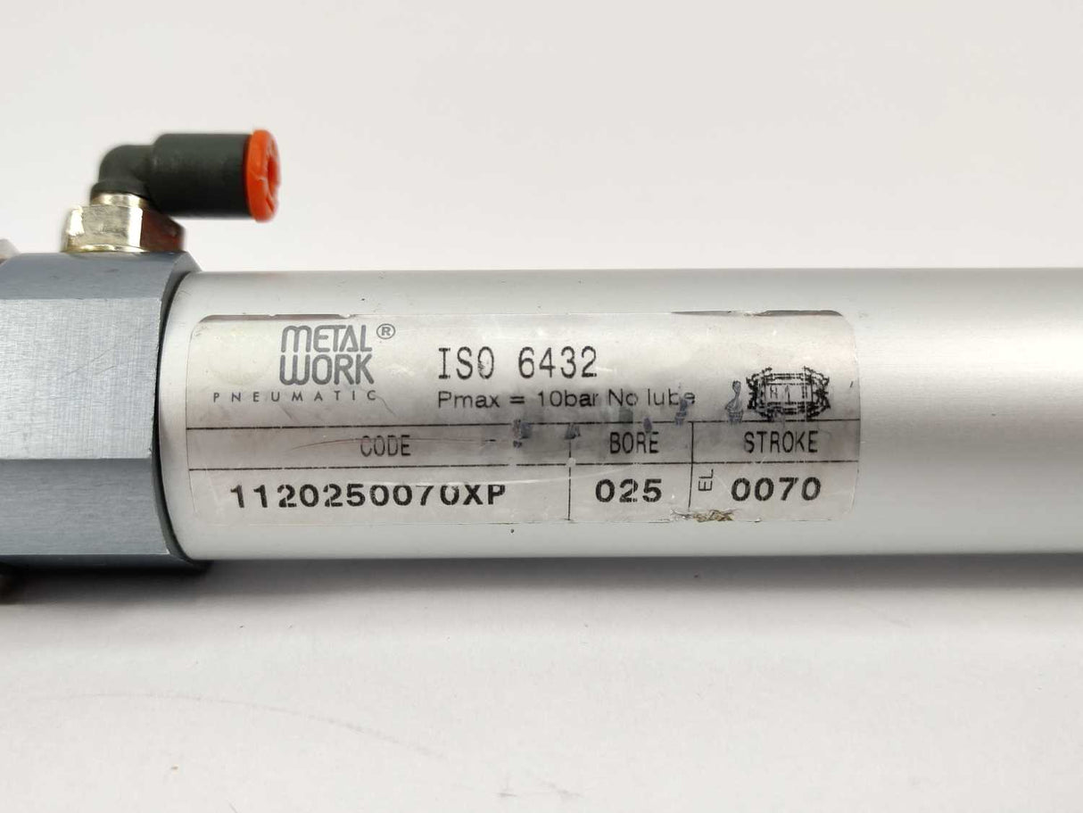 METAL WORK PNEUMATIC 1120250070XP Cylinder ISO 6432