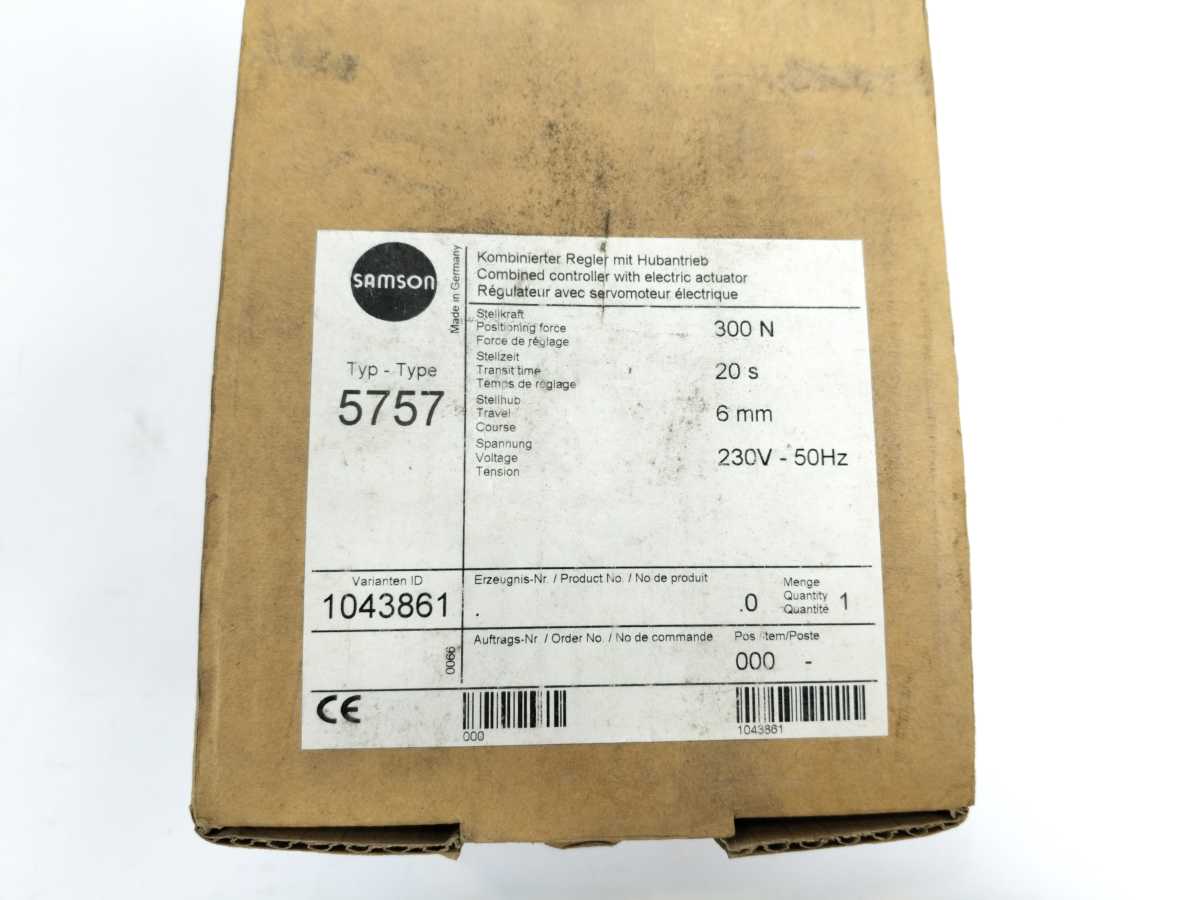 Samson 5757-3 Combined Controller with Electric Actuator