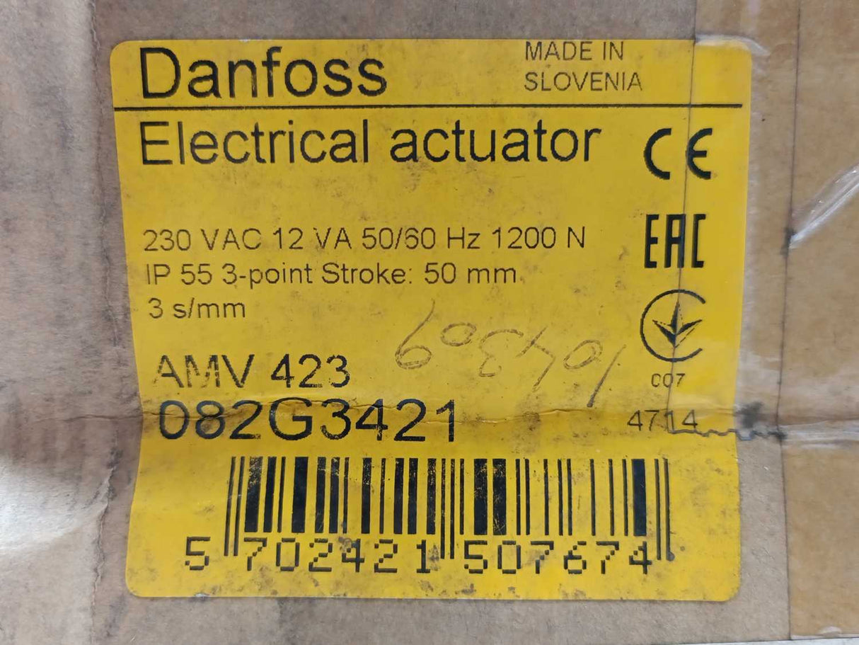 Danfoss 082G3421 AMV 423 actuator
