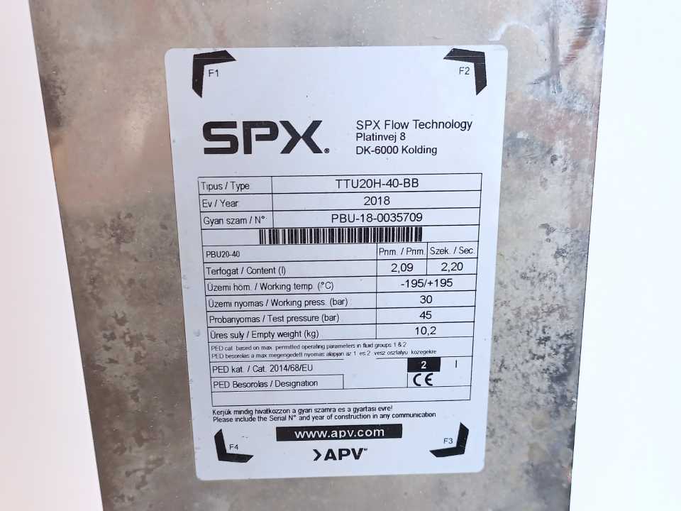 SPX TTU20H-40-BB PBU20-40 Heat Exchanger
