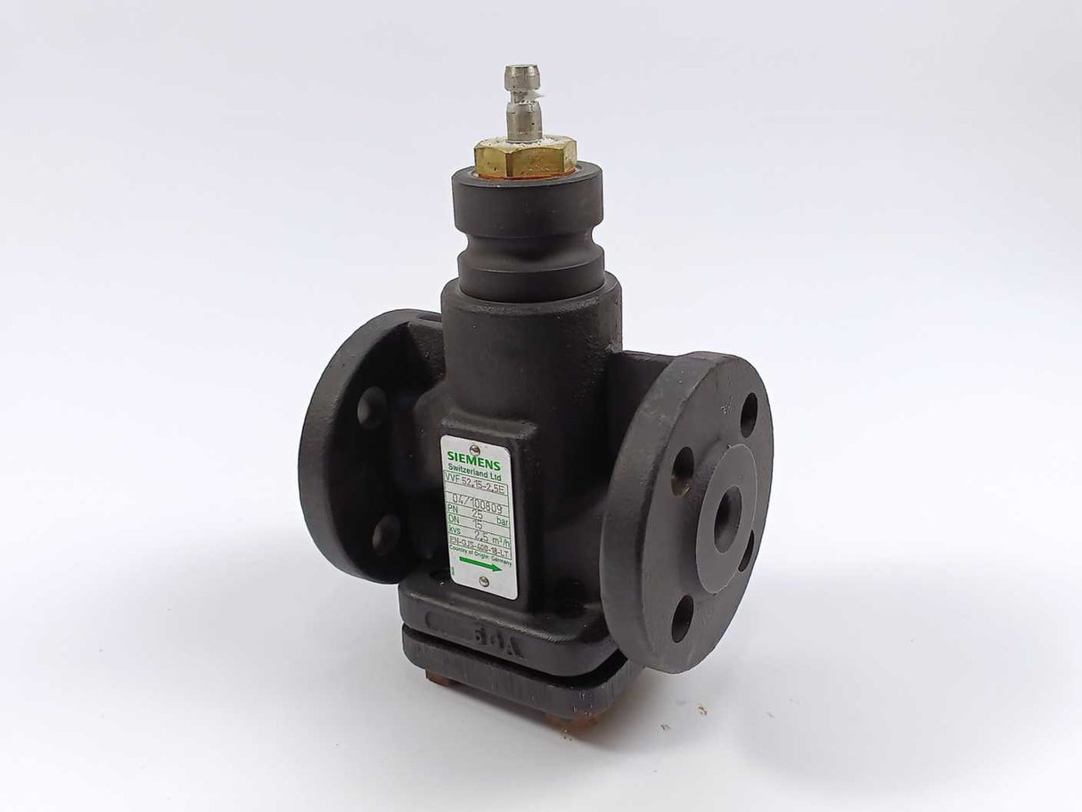 Siemens VVF52.15-2.5E 2-Port Seat Valve, Flanged DN 15 52.15-2.5E