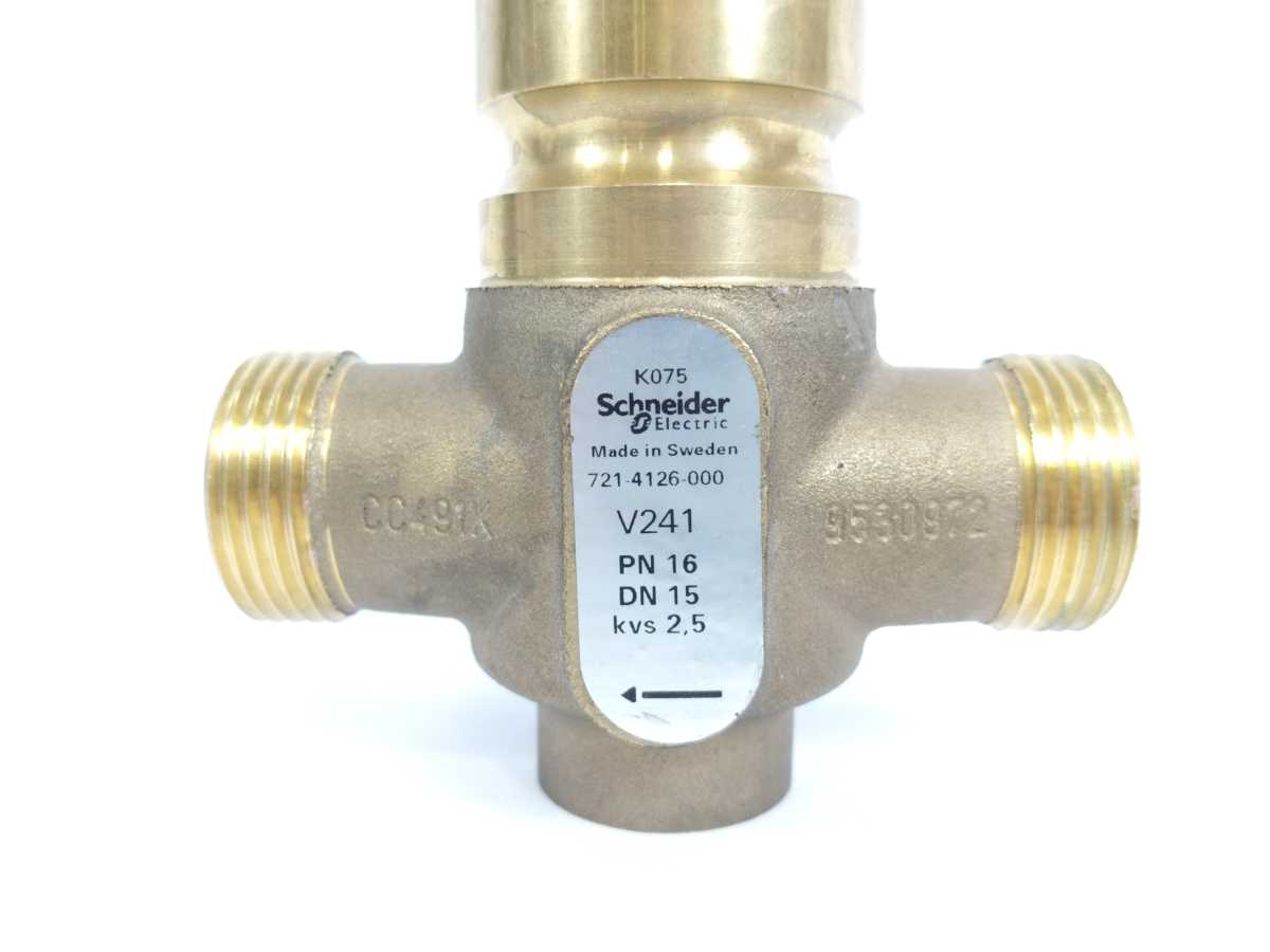 Schneider Electric 7214126000 V241 PN 16 DN 15 kvs 2,5 Globe Valve