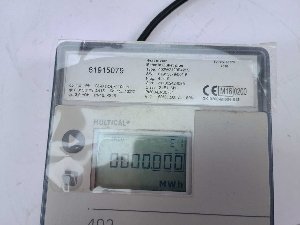 Kamstrup 402W2120F4219 MULTICAL 402 DN15 / PN16