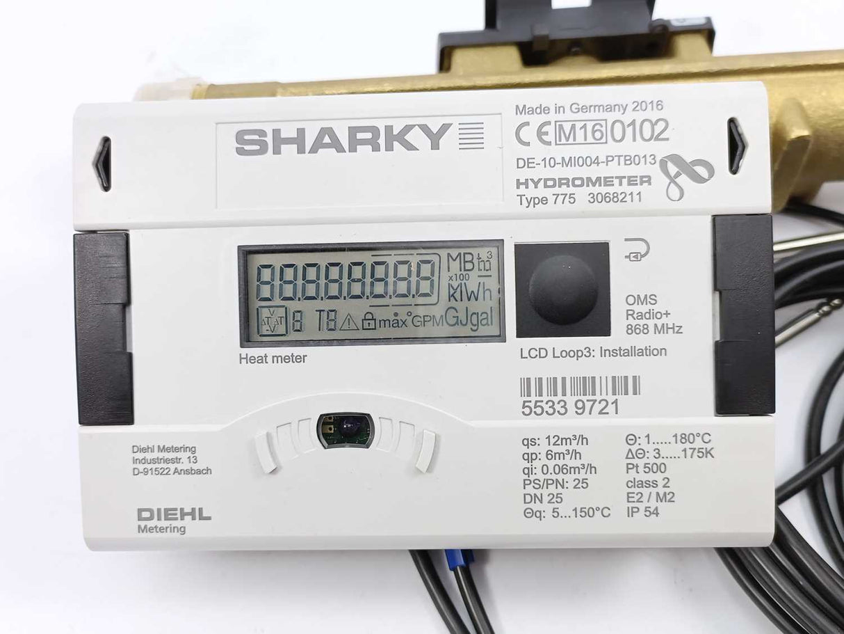 Diehl Metering 3068211 SHARKY Heat Meter Type: 775