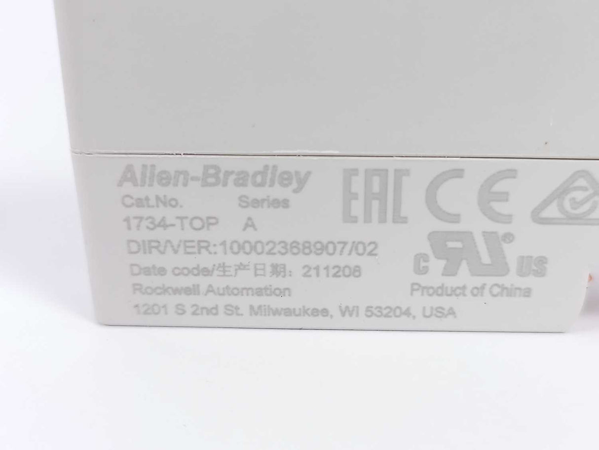AB 1734-OE2V Ser. C, FW 3.008 POINT I/O 2 Point Analog Output Module w/ 1734-TOP