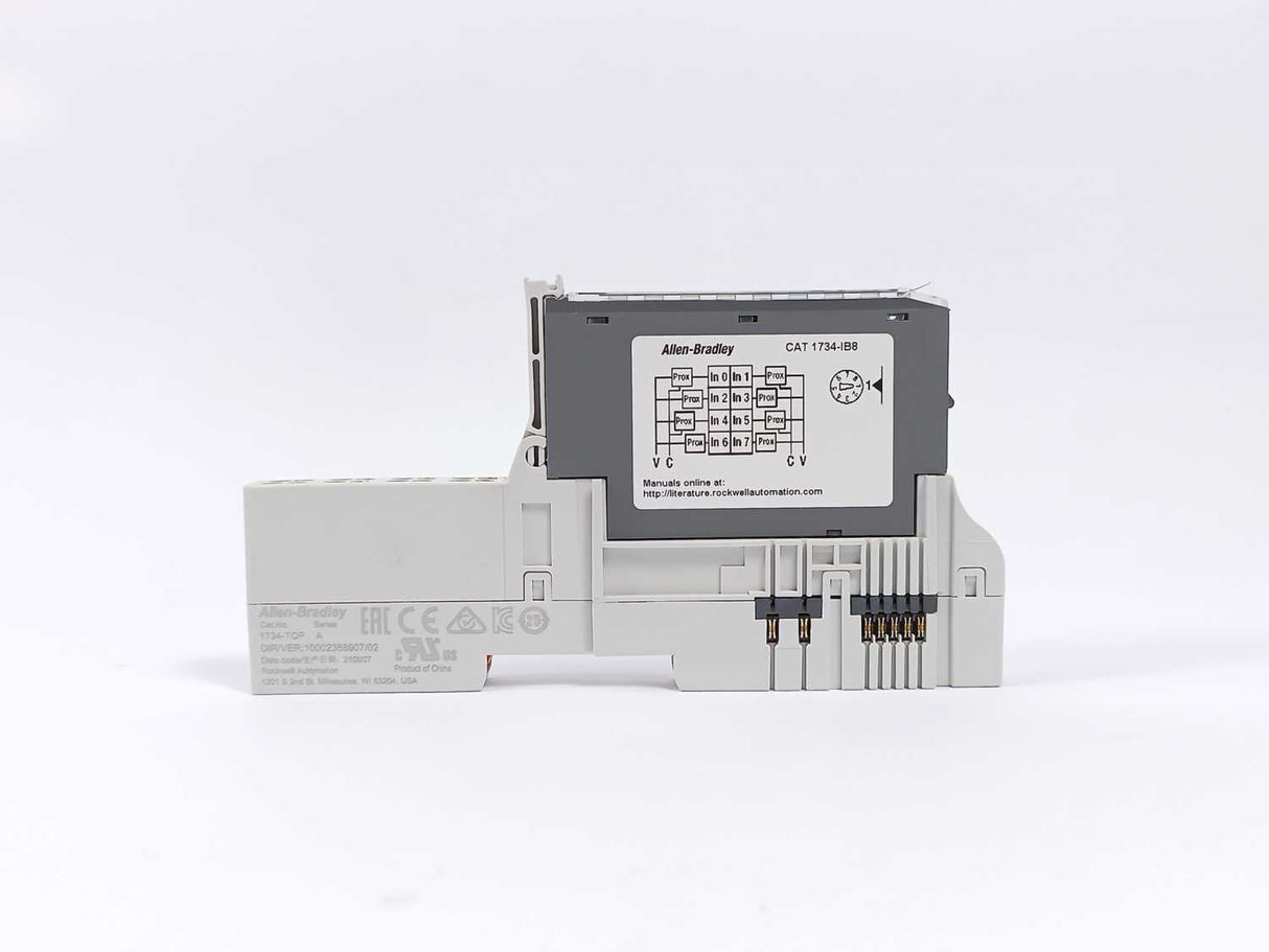 AB 1734-IB8 Ser. D, FW 3.031POINT I/O 8 Point Digital Input Module, w/ 1734-TOP