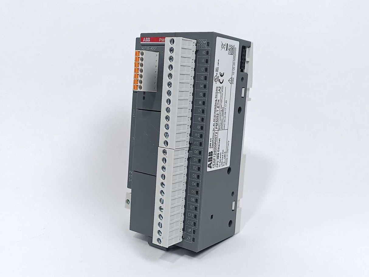 ABB 1SAP124000R0072 PM5052-T-ETH Processor Module. Memory 4MB.