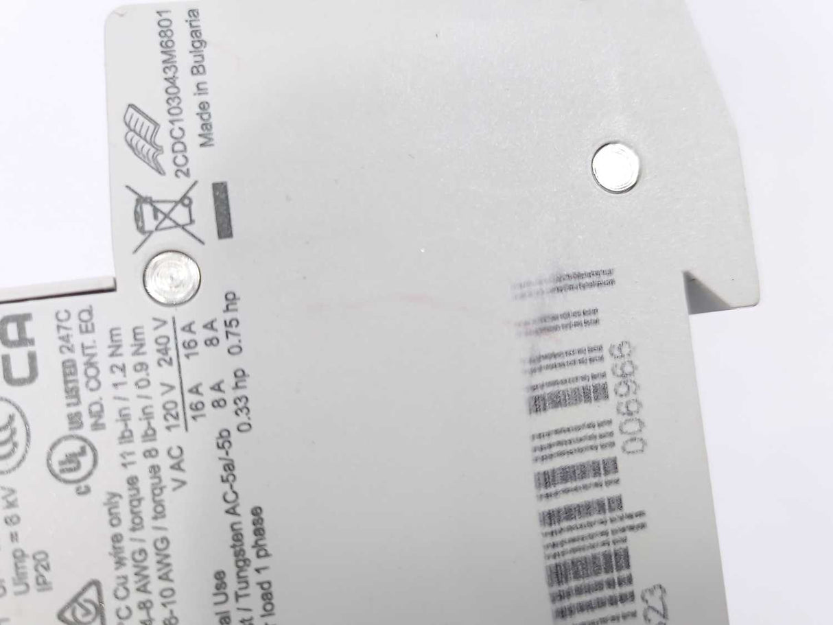 ABB ESB16-02N-01 Installation Contactor