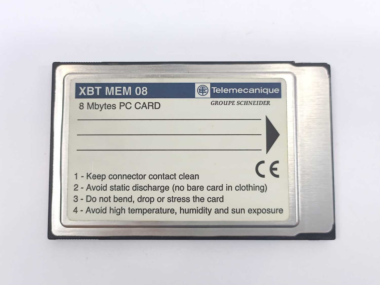TELEMECANIQUE XBT MEM 08 8 Mbytes PC Card