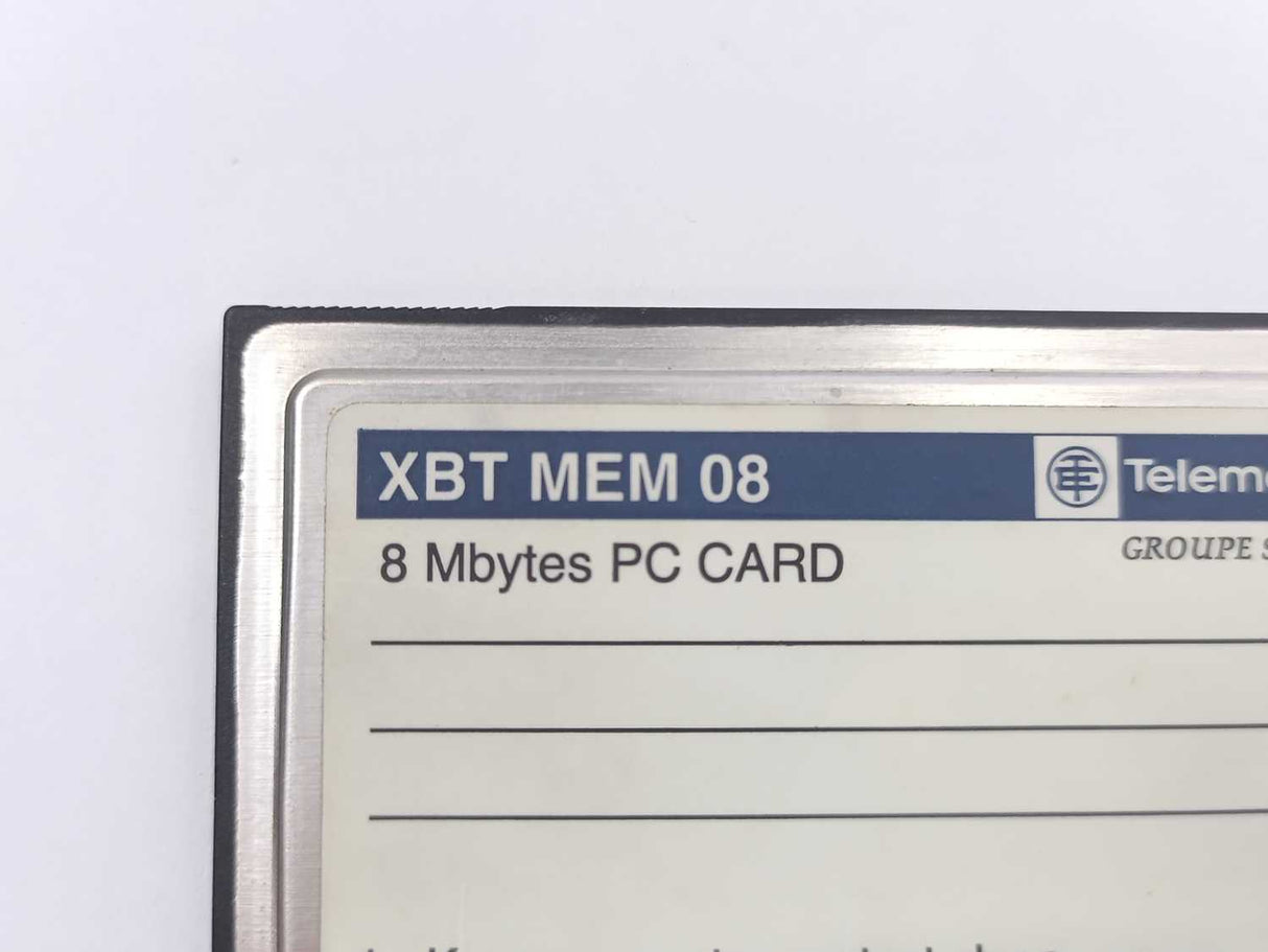 TELEMECANIQUE XBT MEM 08 8 Mbytes PC Card