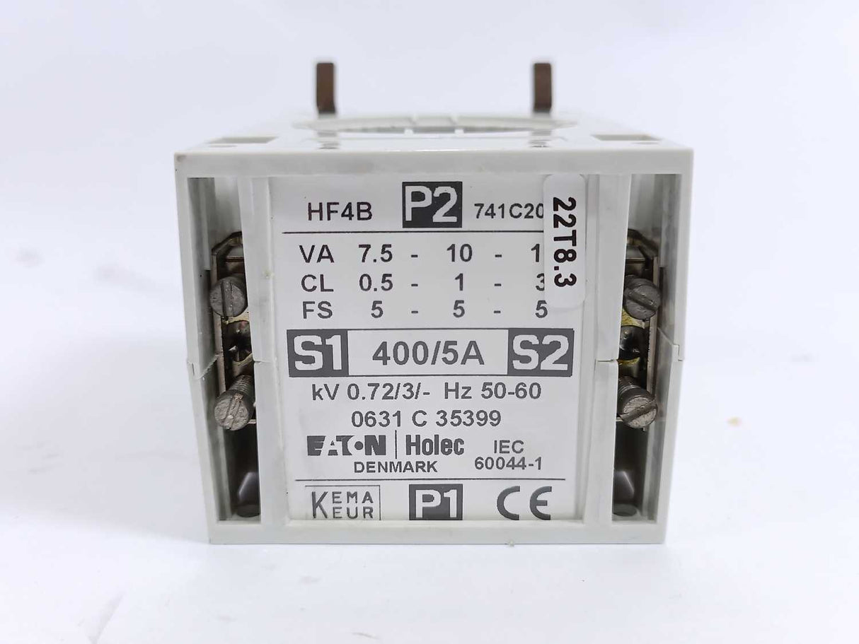 Eaton Holec 741C2065 HF4B Current Transformer 400/5A Batch 3pcs.
