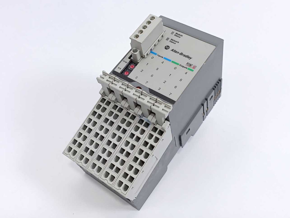 AB 1734D-IB8XOB8ES PLC Module/Rack w/ 5x 1734-RTBS