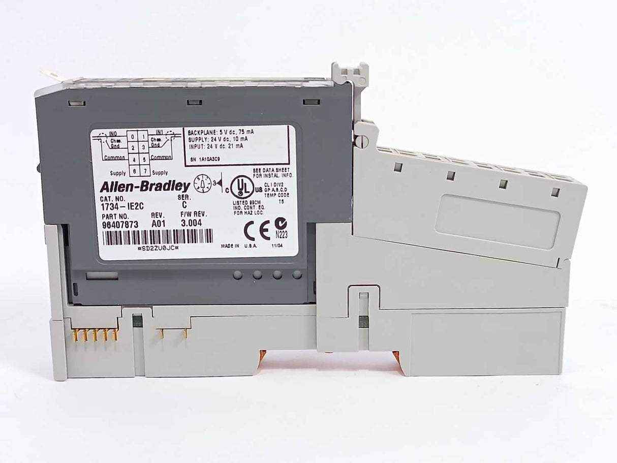 AB 1734-IE2C Ser. C Analog Input with 1734-MB +1734-RTBS