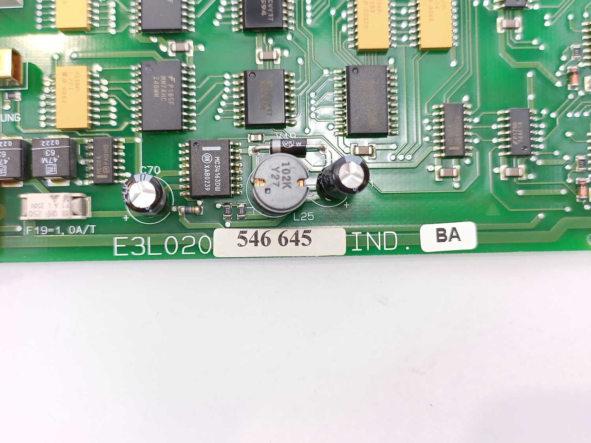 Siemens E3L020 546645 Cerebrus Fire Safety Board