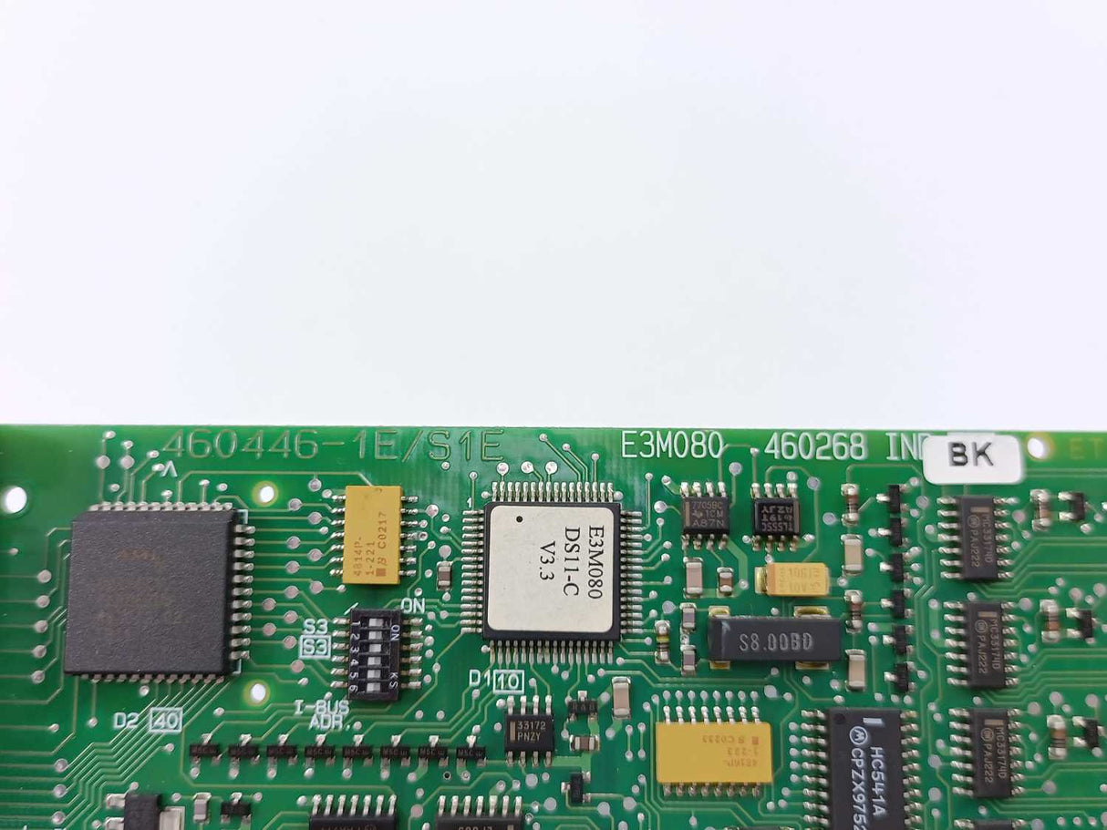 Siemens E3M080 460268 Fire Alarm PCB Card 460446-1E/S1E