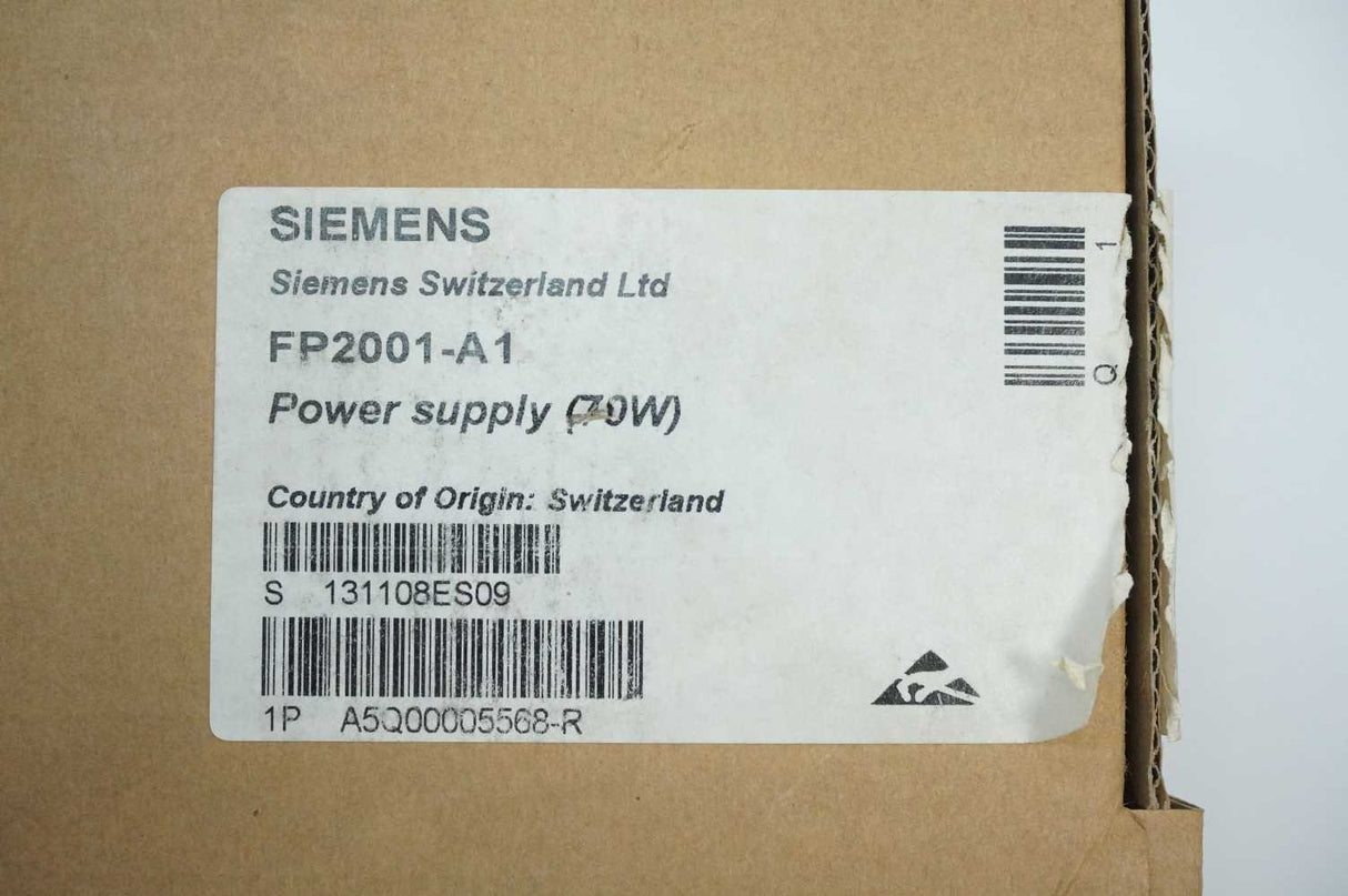 Siemens A5Q00005568-R FP2001-A1 Power Supply 70W