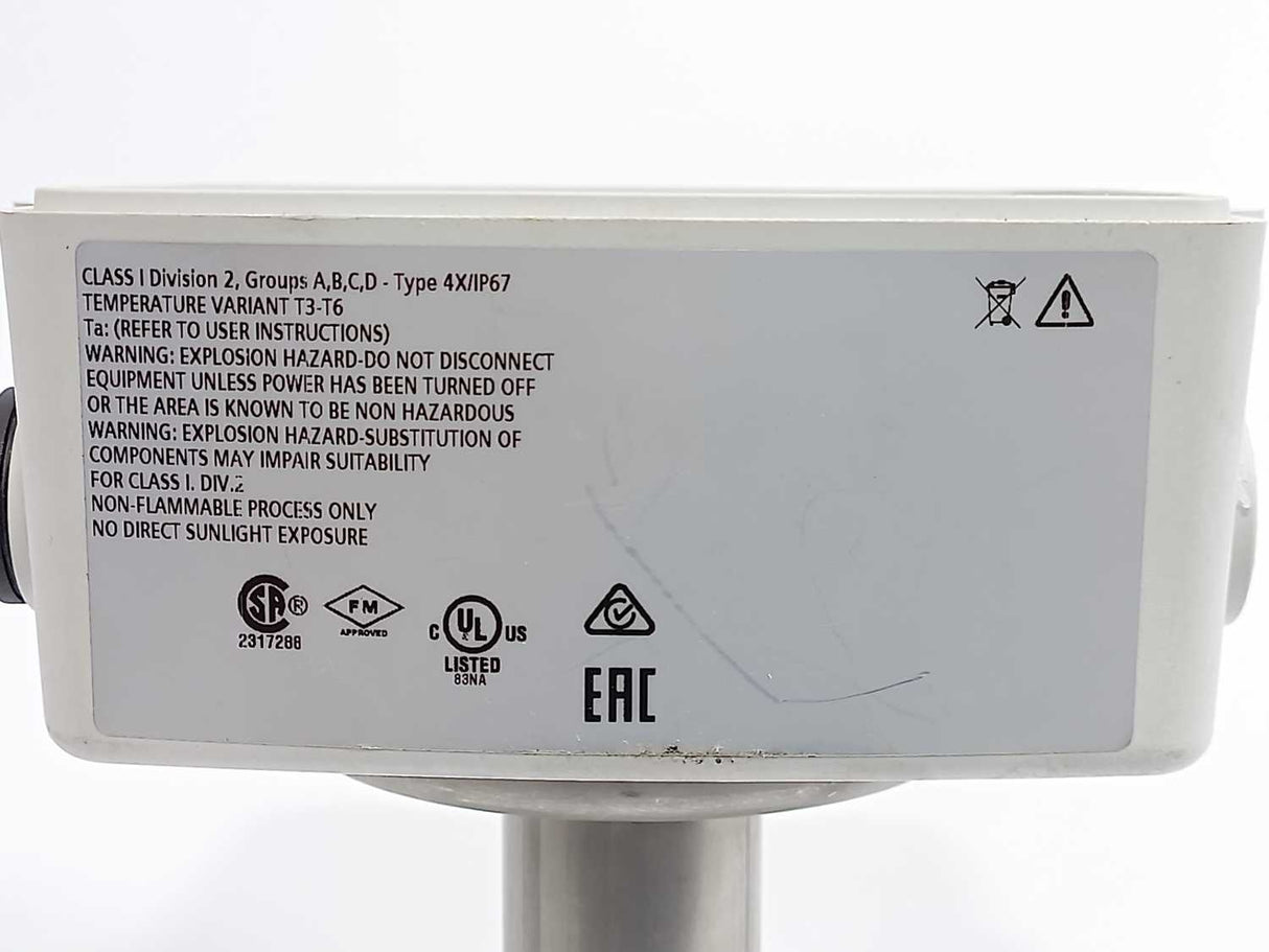 Siemens 7ME6110-2DA20-2AA1-Z Electromagnetic Flow Sensor