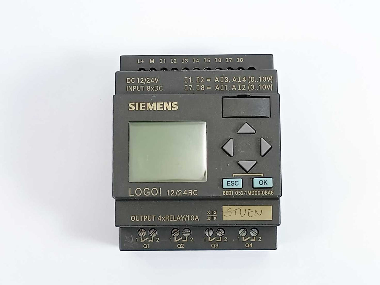 Siemens 6ED1052-1MD00-0BA6 Logo! Logic Module 12/24VDC
