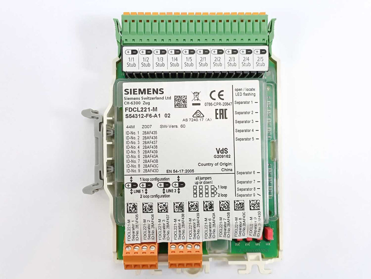 Siemens FDCL221-M Multi-Line Separator Module