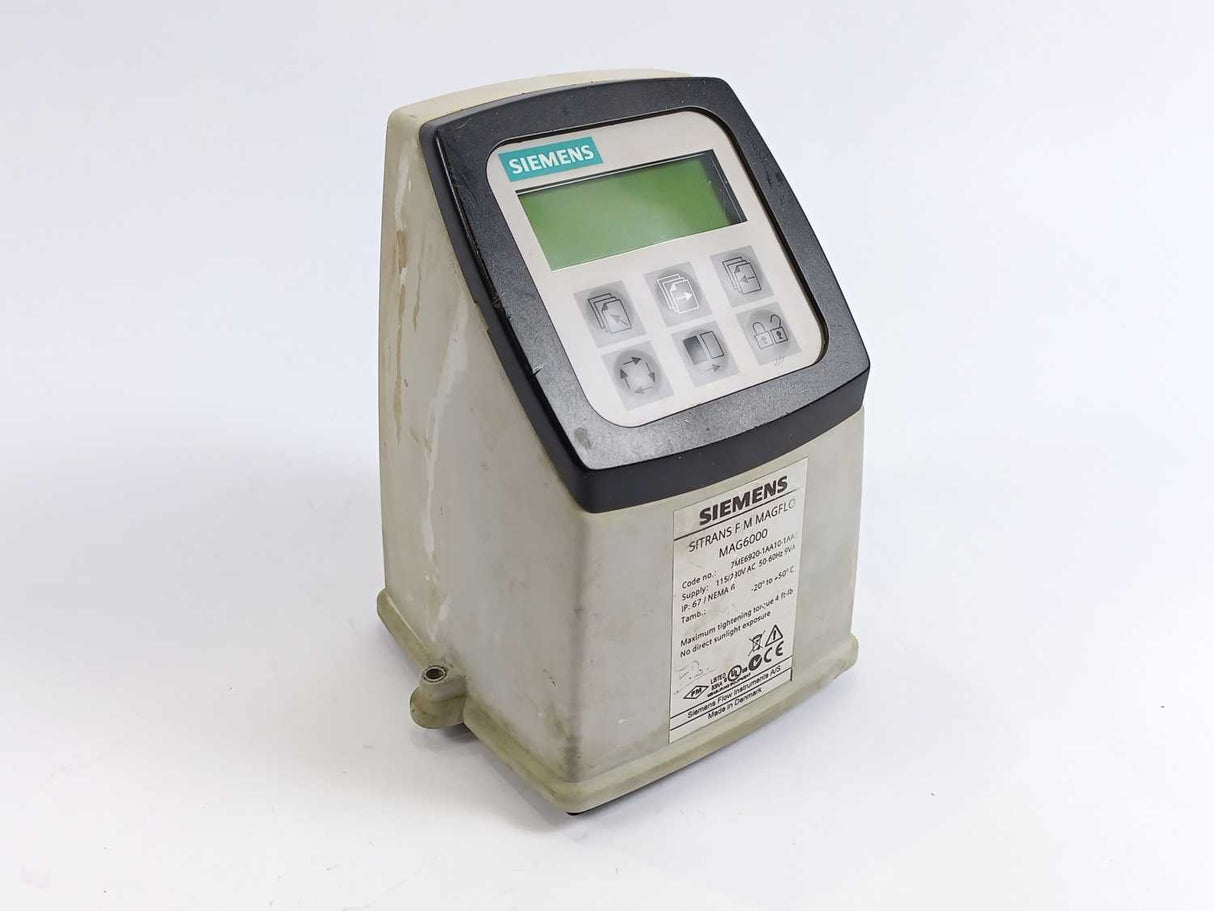 Siemens 7ME6920-1AA10-1AA0 Sitrans FM MAGFLO 6000 IP67 230V, For Spare Parts
