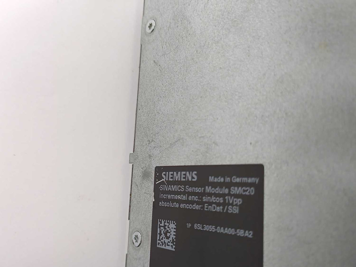 Siemens 6SL3055-0AA00-5BA2 Simatics S120 Sensor Module SMC20