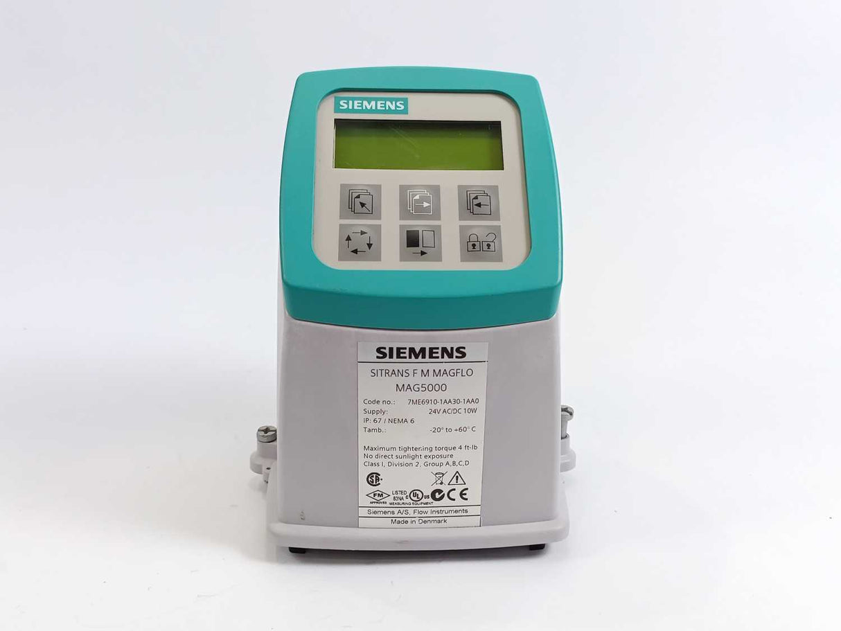 Siemens 7ME6910-1AA30-1AA0 MAG 5000 Transmitter