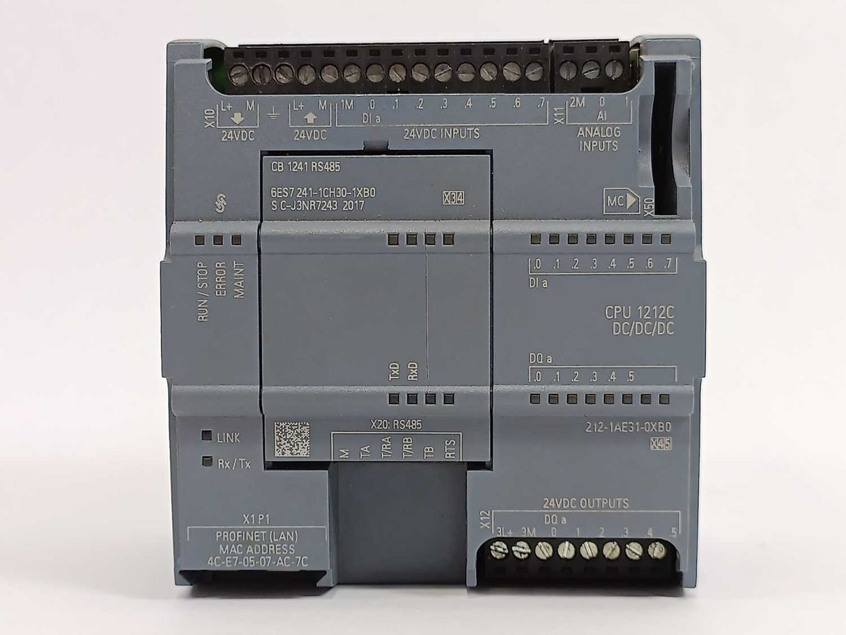 Siemens 6ES7212-1AE31-0XB0 S7-1200 Simatic Controller