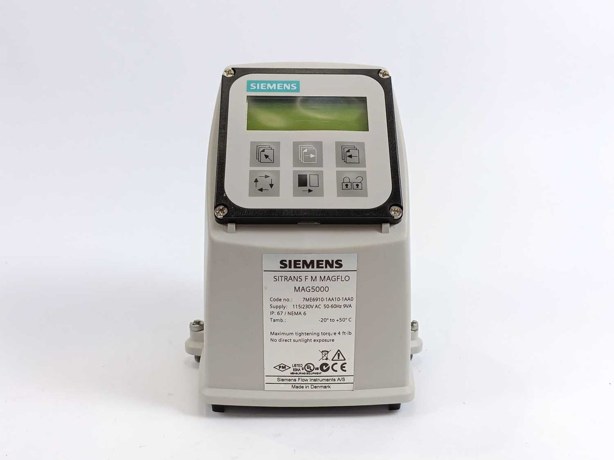 Siemens 7ME6910-1AA10-1AA0 MAG 5000 Transmitter