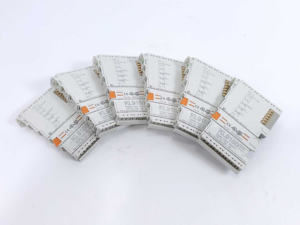 Beckhoff KL9150 Terminal 230V AC/max. 10 A Batch 6pcs.