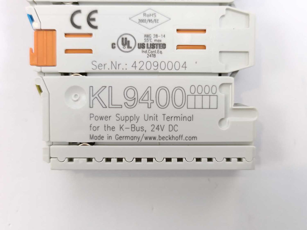 Beckhoff KL9400 Power Supply Unit 24V DC