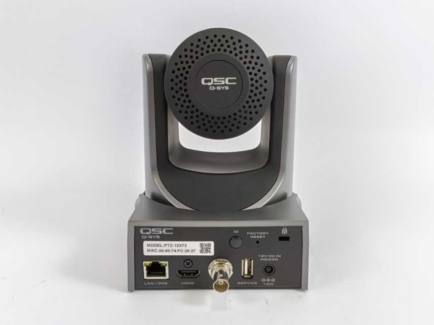 QSC MSIP-REM-Qsc- PTZ-12X72 PTZ Camera