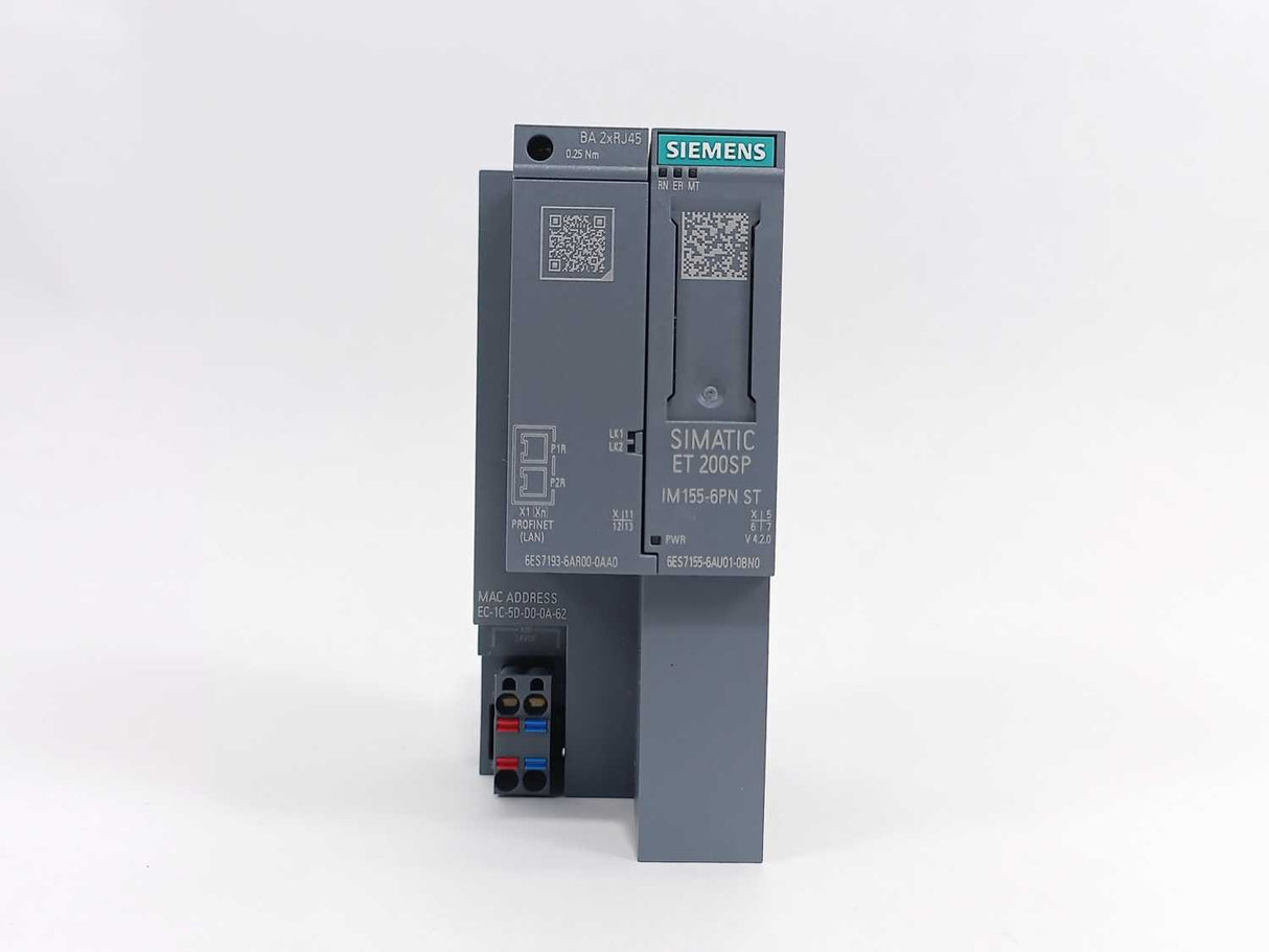 Siemens 6ES7155-6AA01-0BN0 Interface Module SIMATIC ET 200SP, PROFINET Bundle IM