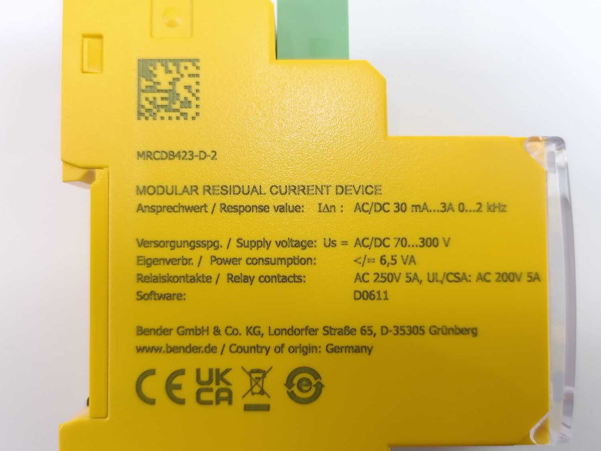 Bender B78120014 CTUB101-CTBC60 LV Current Transformer