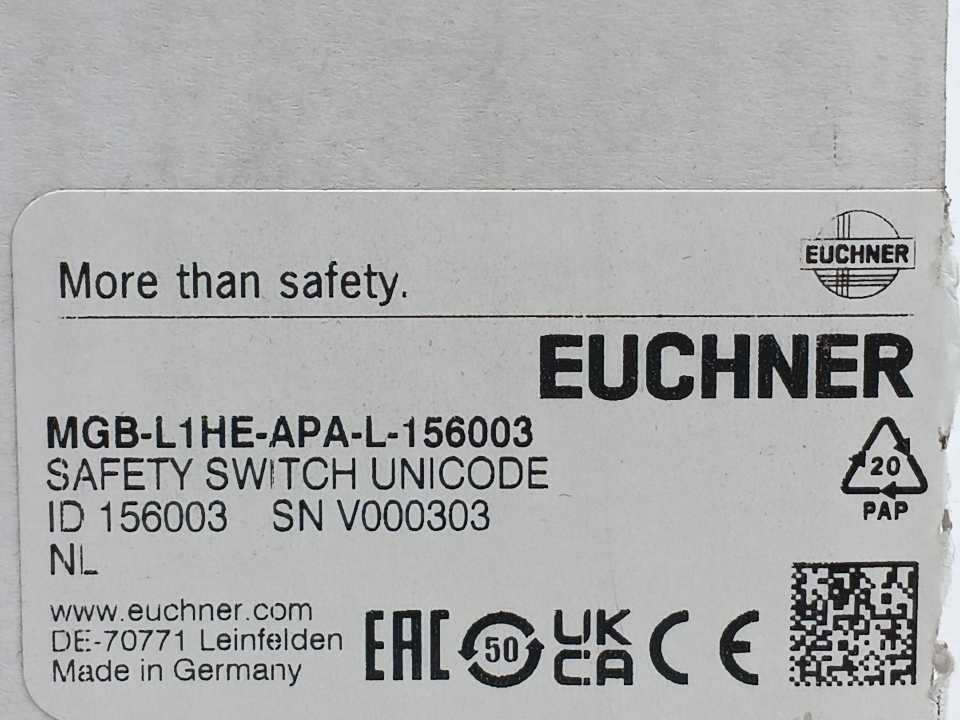 Euchner MGB-L1HE-APA-L-156003 156003 Safety Switch Unicode Locking Set