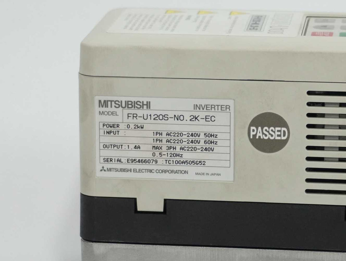 Mitsubishi Electric FR-U120S-N0.2K-EC Freqrol-U100 Variable Frequency Drive