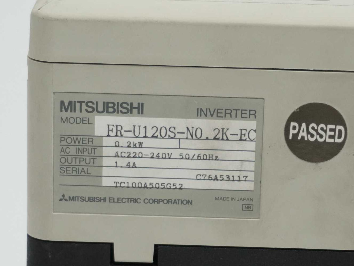 Mitsubishi FR-U120S-NO.2K-EC Inverter