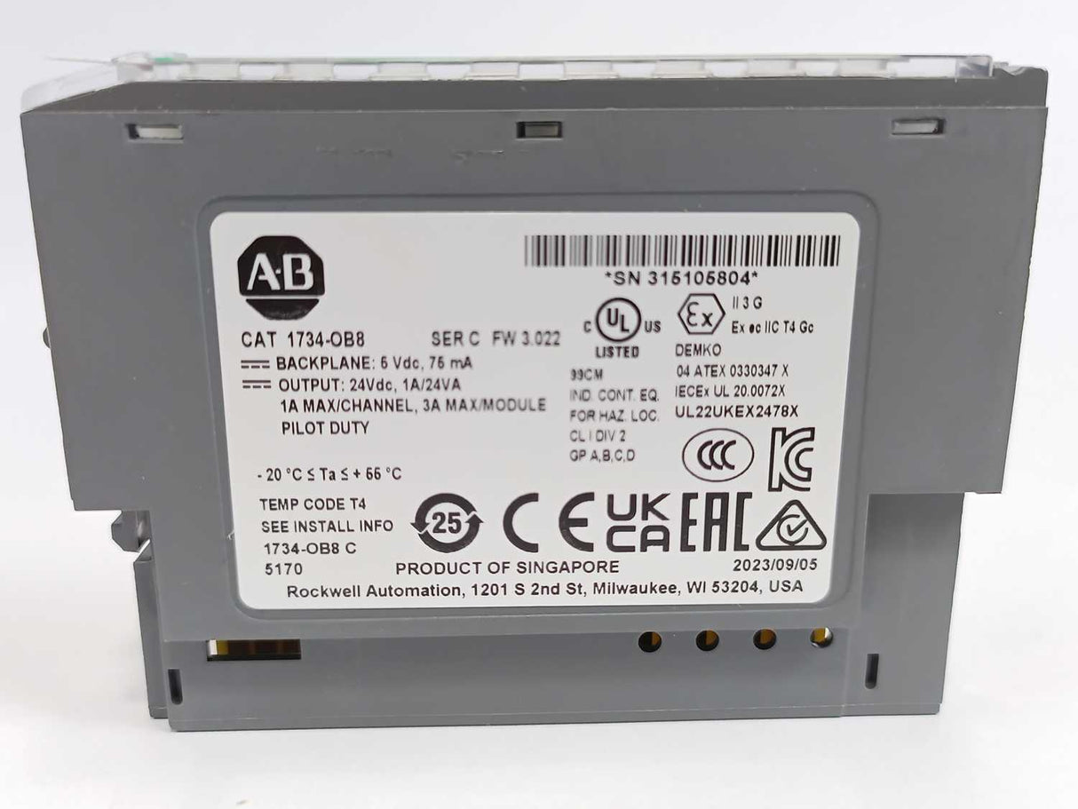AB 1734-OB8 Series C POINT I/O 8-Point Digital Output Module