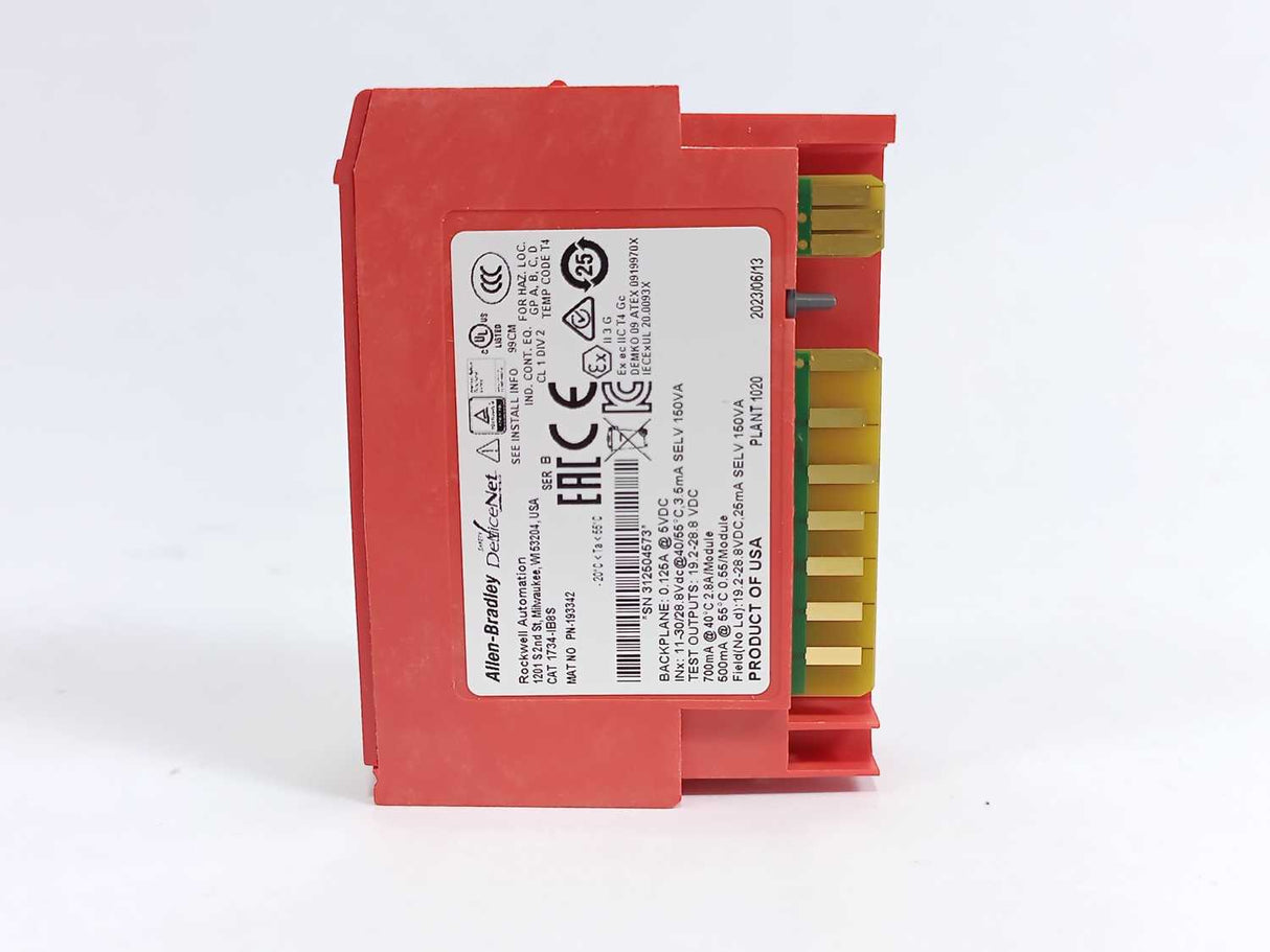 AB 1734-IB8S Ser. B POINT I/O 8-Point 24V DC Source Input Module