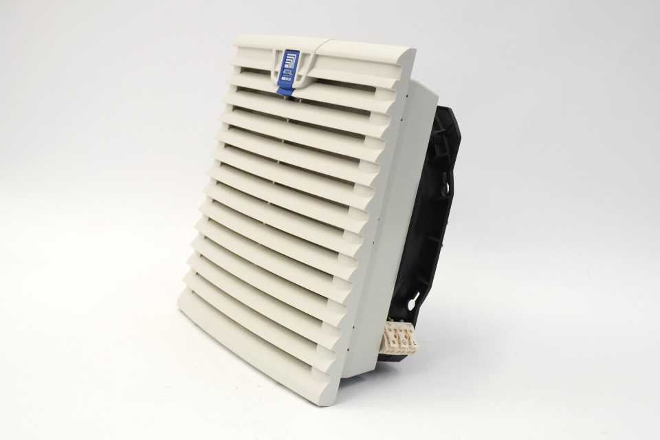 EBM-Papst K2S168-AA17-05 AC Diagonal Cooling Fan with Guard in Rittal Cabinet