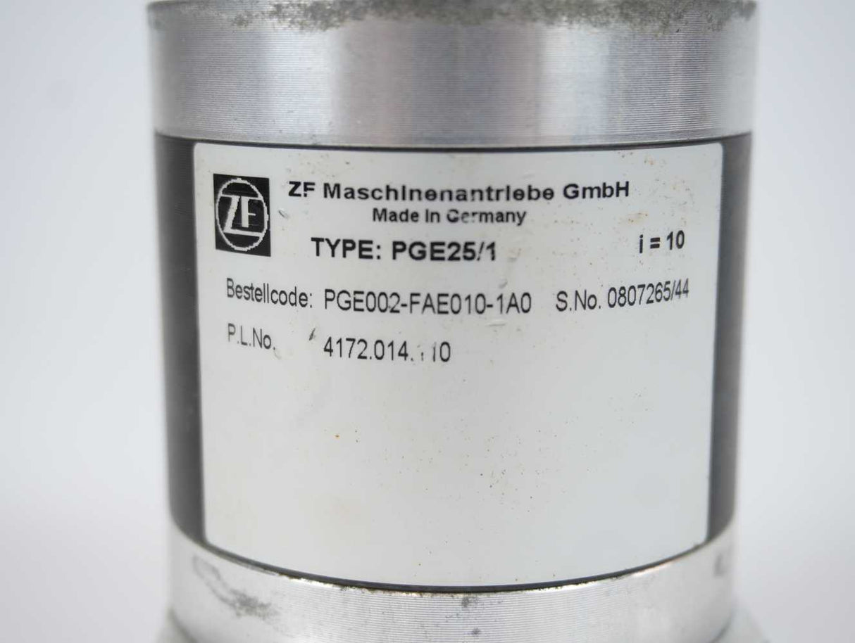 ZF Maschinenantriebe PGE002-FAE010-1A0 PGE25/1 Planetary Gearbox