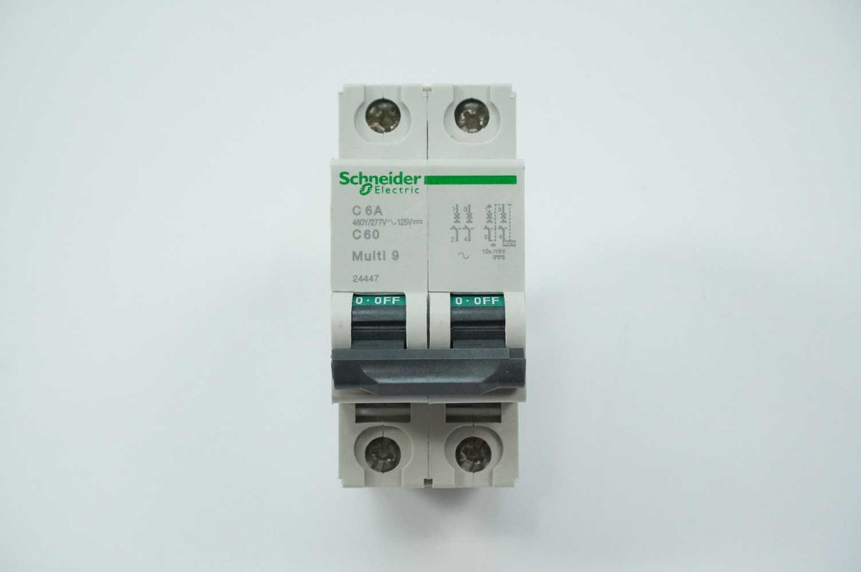 Schneider Electric 24447 Multi 9 Miniature Supplementary Protector Batch 6 Pcs.