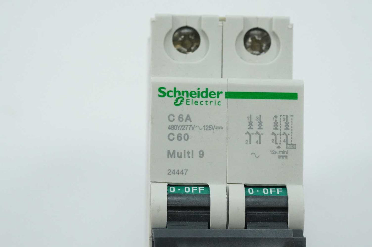 Schneider Electric 24447 Multi 9 Miniature Supplementary Protector Batch 6 Pcs.
