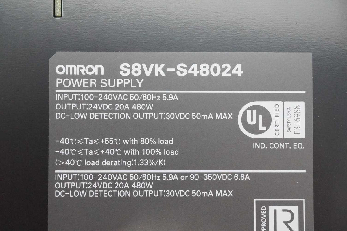 OMRON S8VK-S48024 Power Supply