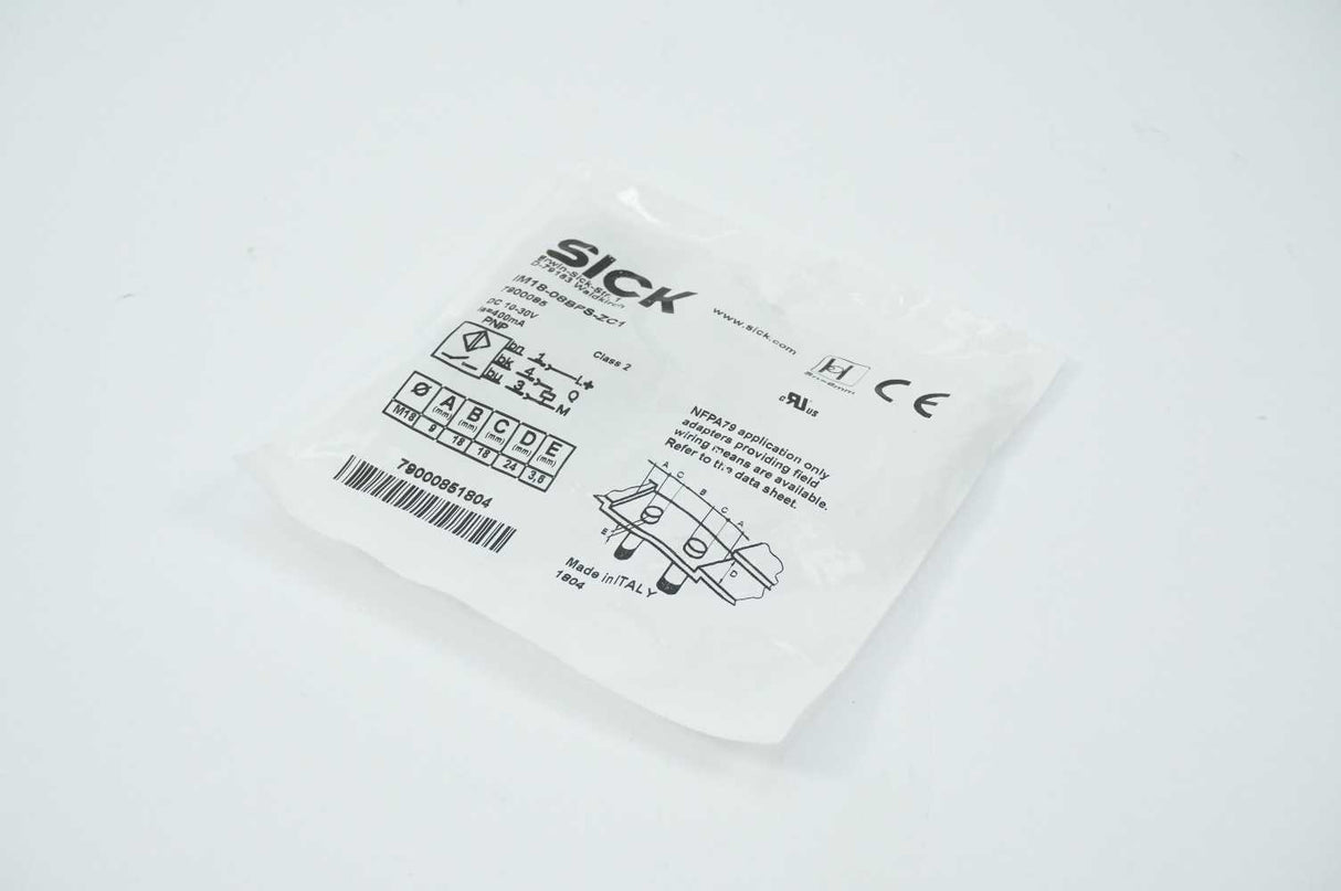 SICK 7900085 IM18-08BPS-ZC1 Inductive Proximity Sensor M18