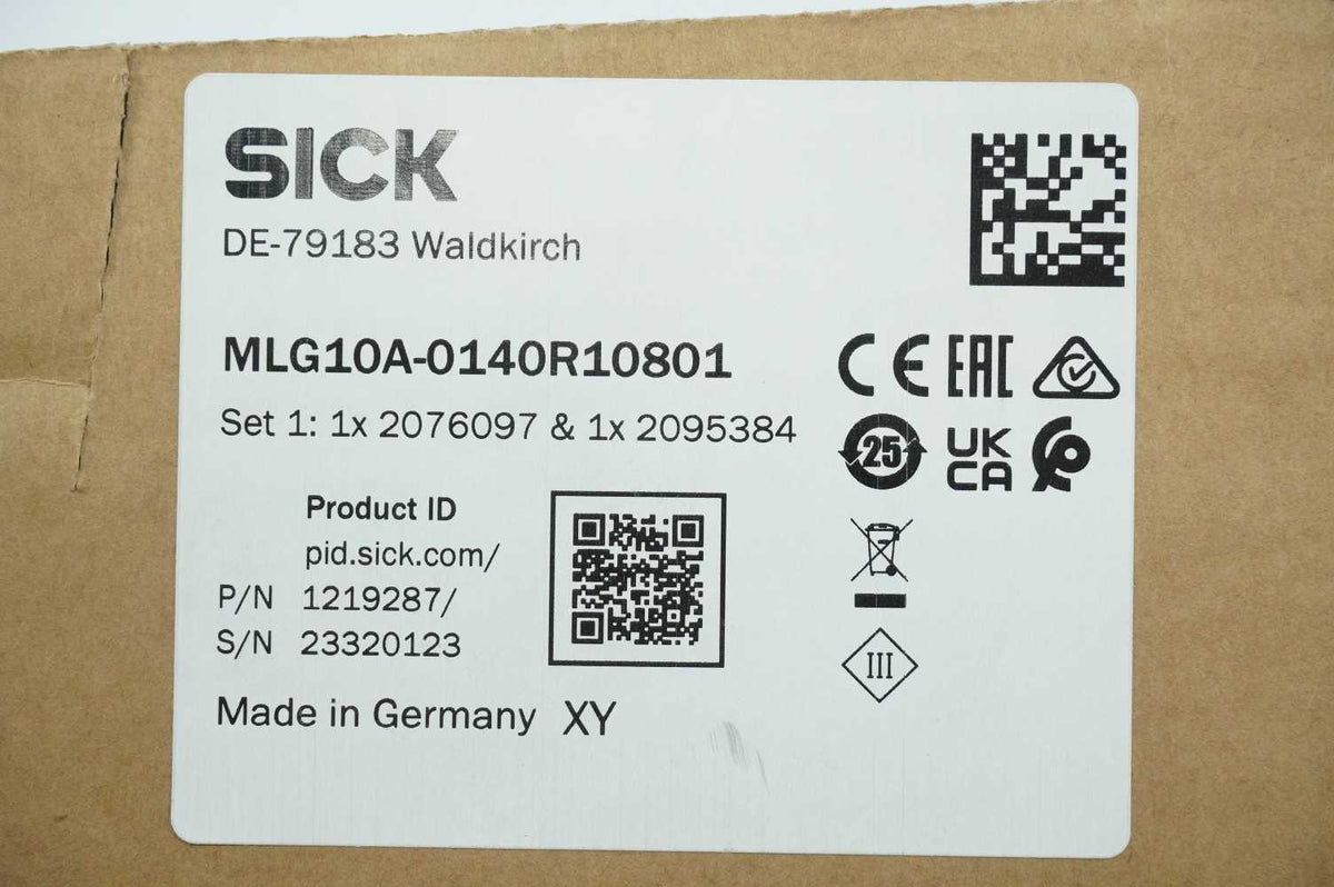 SICK 1219287 MLG10A-0140R10801 MLG-2 Measuring Light Grid