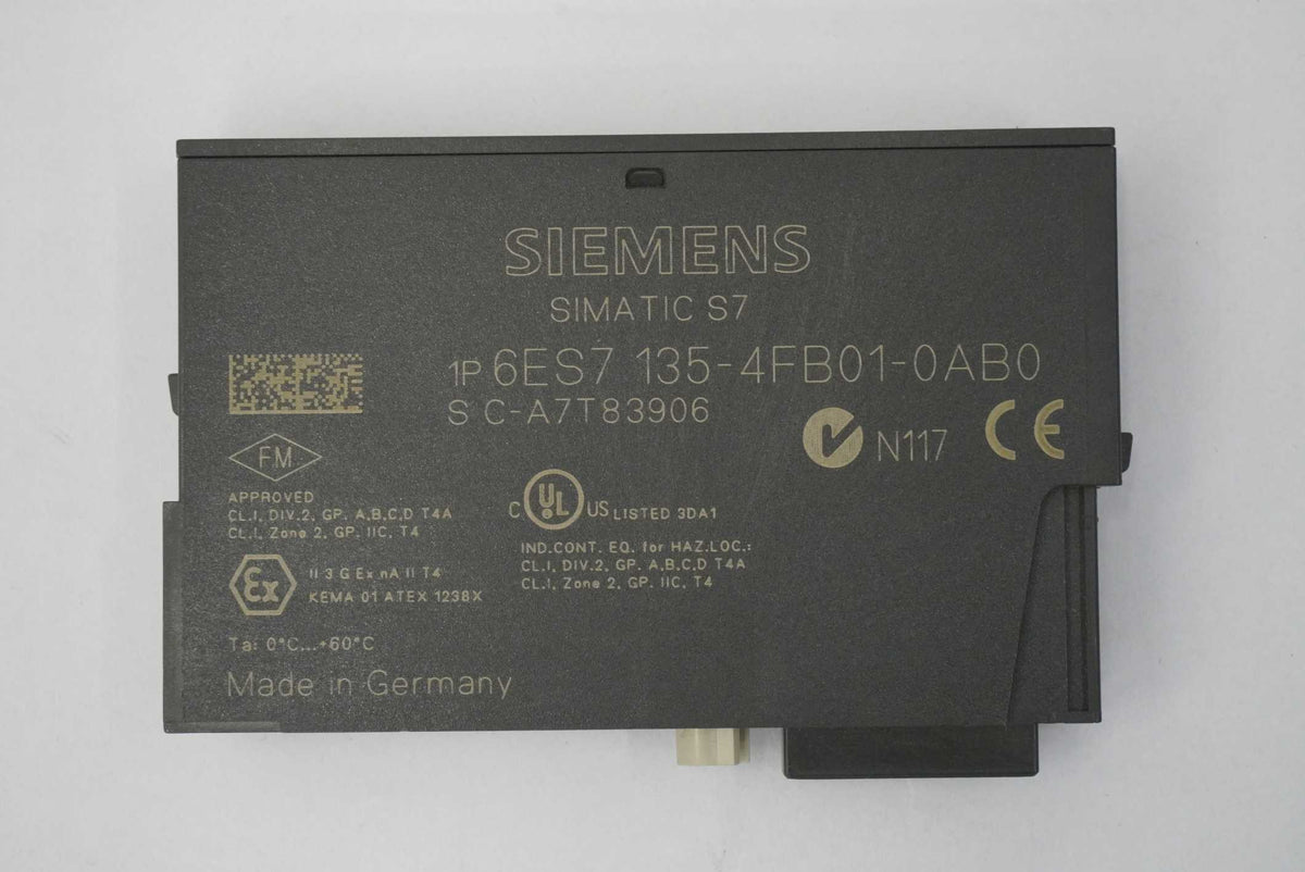Siemens 6ES7 135-4FB01-0AB0 SIMATIC DP Electronic Module for ET 200S