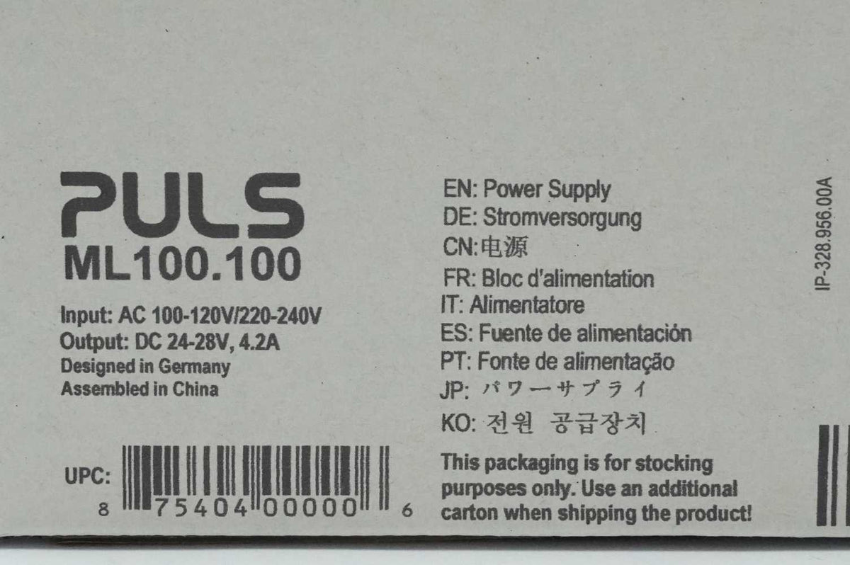 Puls ML100.100 ML100.100 Power Supply