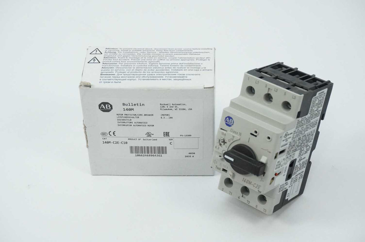 AB 140M-C2E-C10 140M Motor Protector / Circuit Breaker Series C