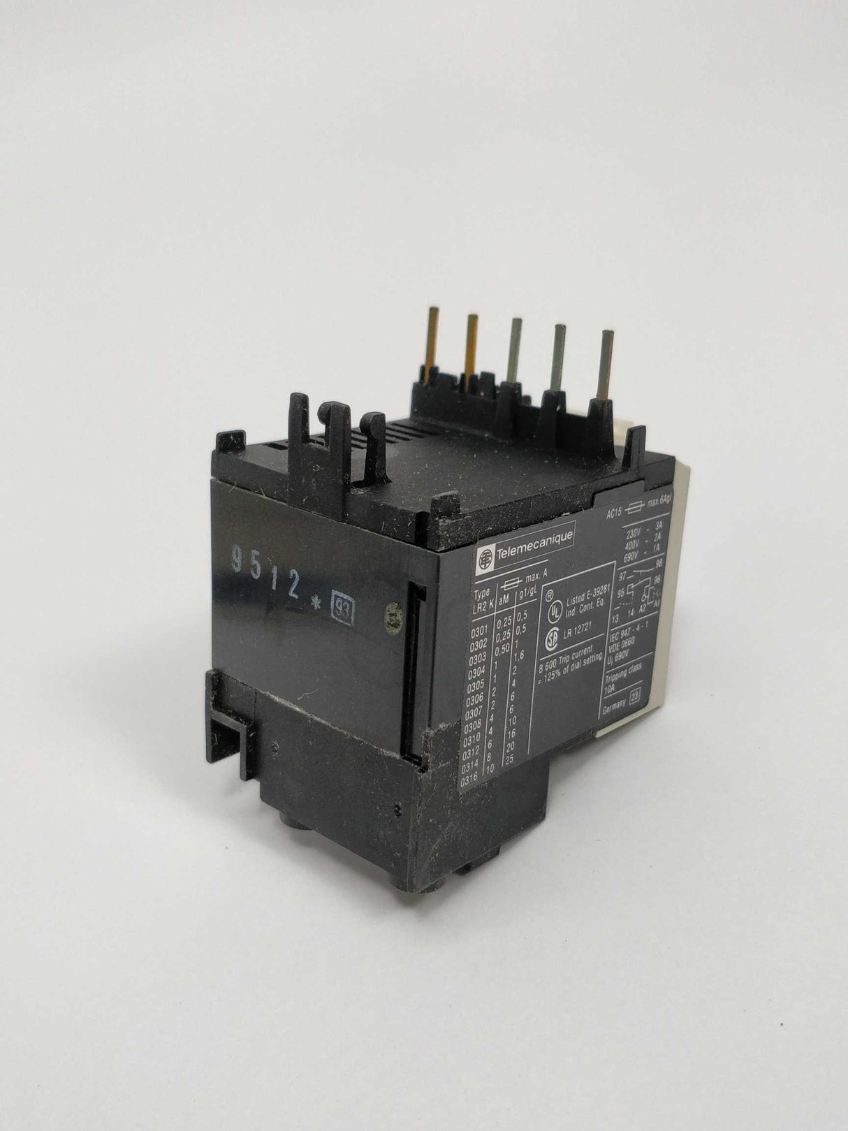TELEMECANIQUE LR2K0308 Thermal overload relay